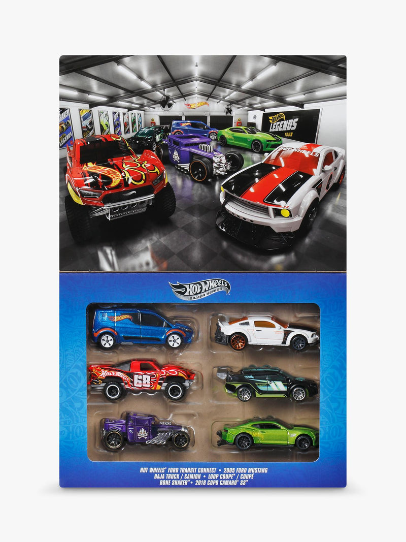 Hot Wheels Silver Series Legends toy car pack of 6 - British product