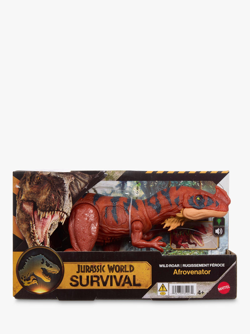 Jurassic Park Afrovenator dinosaur toy with lights and sounds, UK version