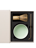 PRINTWORKS Essentials matcha kit with bamboo whisk, imported from the UK
