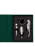 PRINTWORKS wine tools gift set with stainless steel accessories - British product