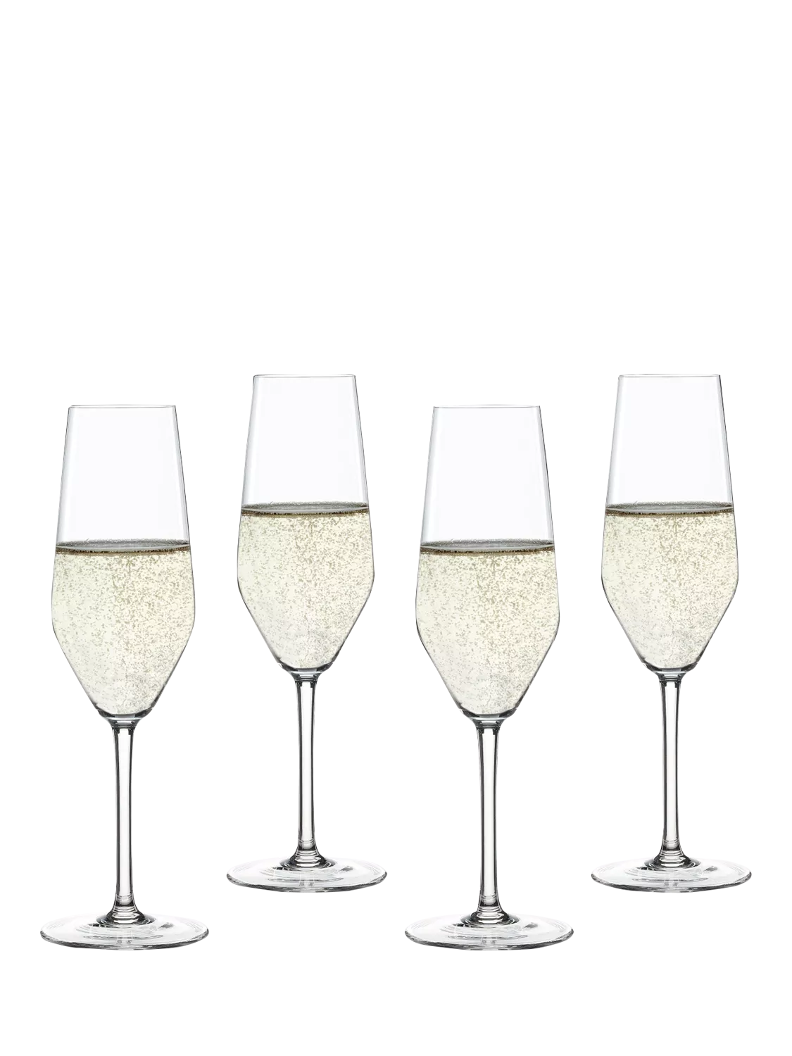 Spiegelau crystal champagne flute set of 4 240ml, imported from the UK