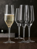 Spiegelau crystal champagne flute set of 4 240ml, imported from the UK