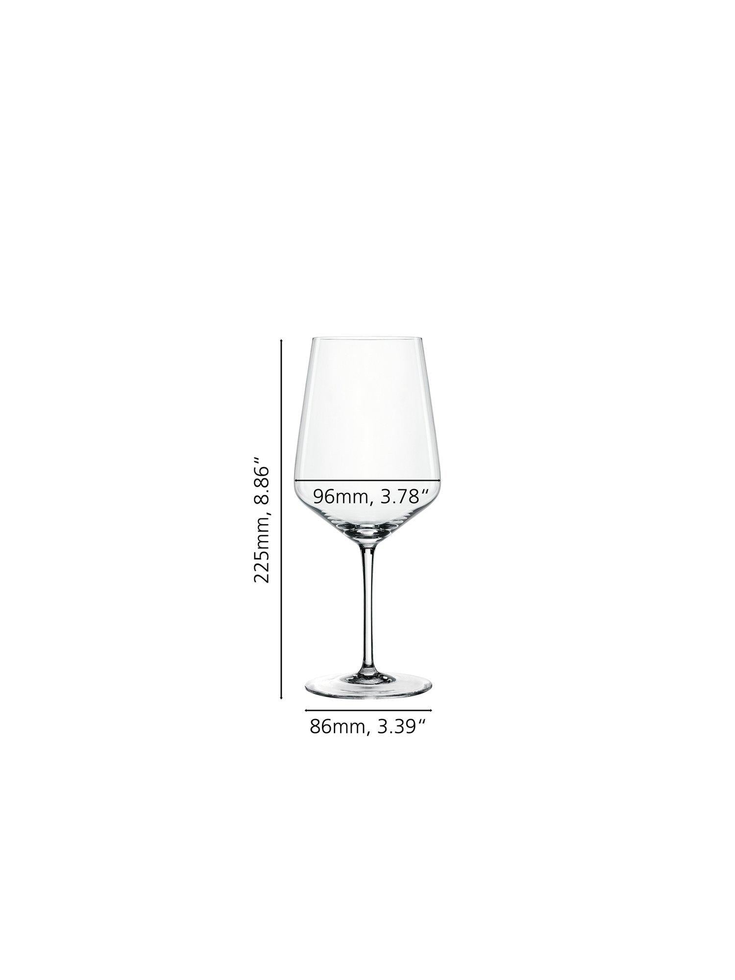 Spiegelau red wine glasses Style Crystal set of 4 630ml, UK version