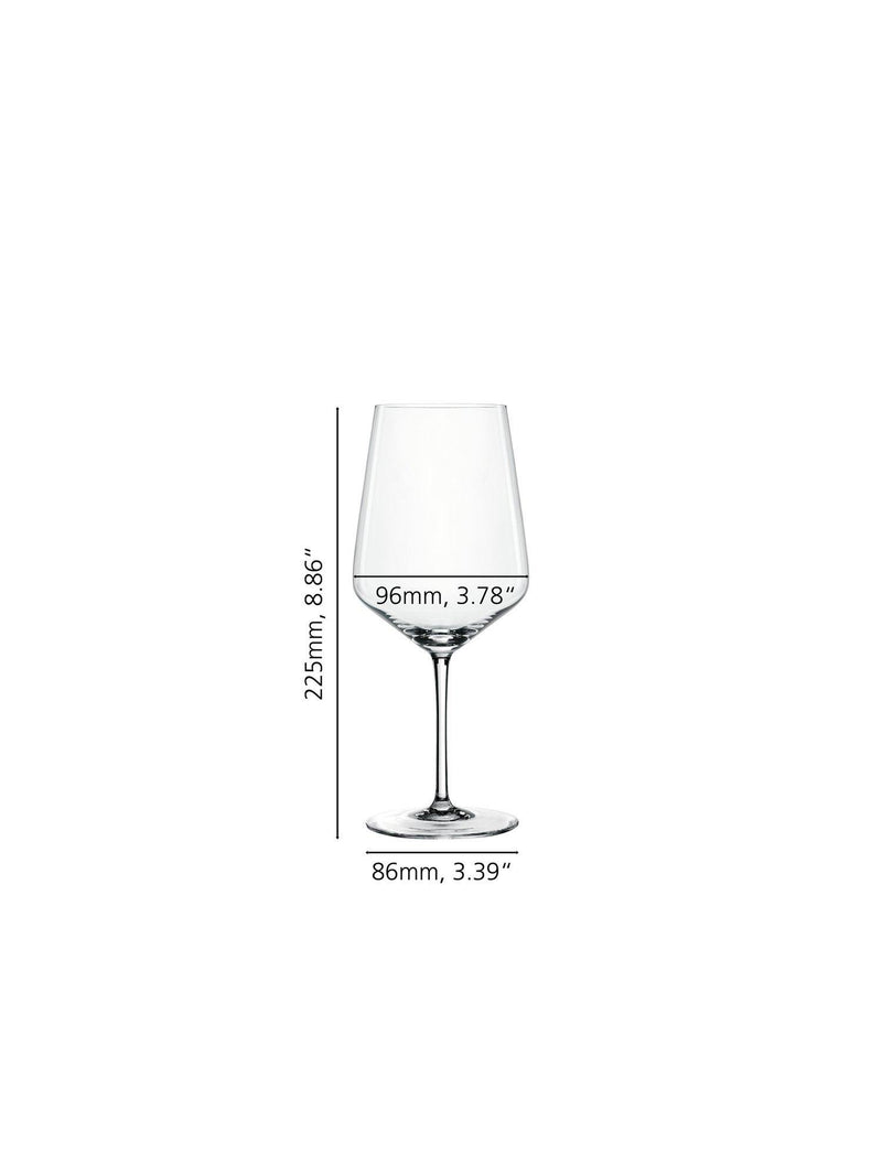 Spiegelau red wine glasses Style Crystal set of 4 630ml, UK version