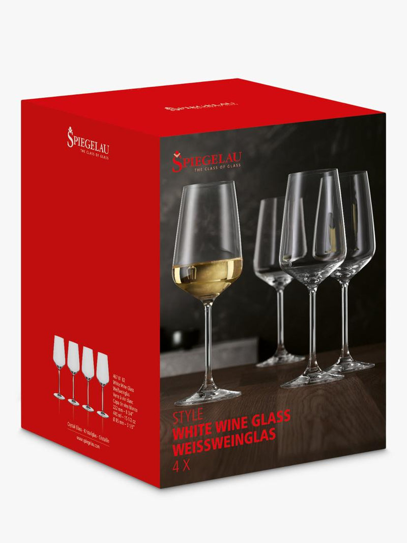Spiegelau white wine glasses set of 4 440ml - British product