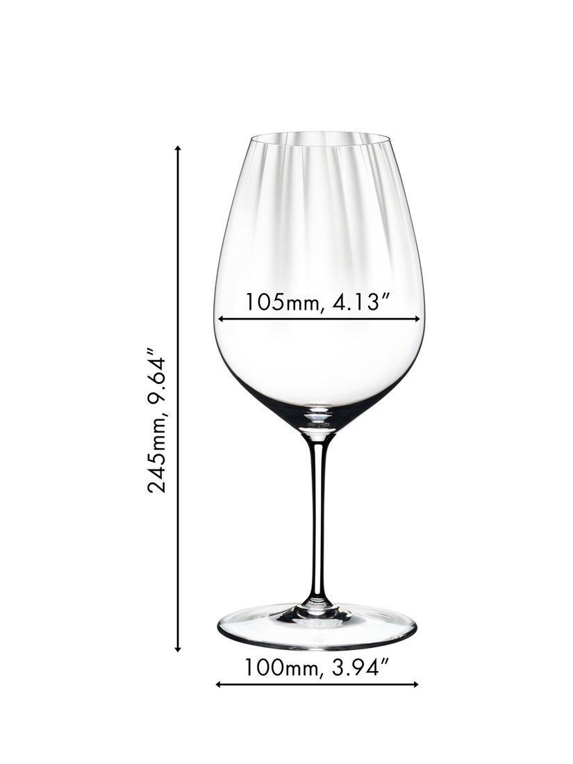 RIEDEL Performance crystal wine glasses set of 4 834ml - British product