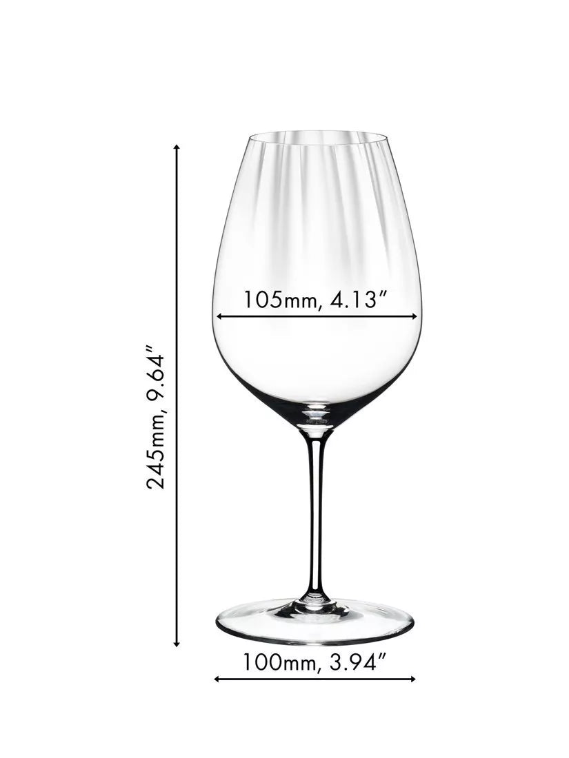 RIEDEL Performance crystal wine glasses set of 4 834ml - British product