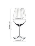 RIEDEL Performance crystal wine glasses set of 4 834ml - British product