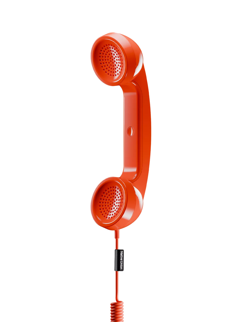 Native Union phone handset red - British product