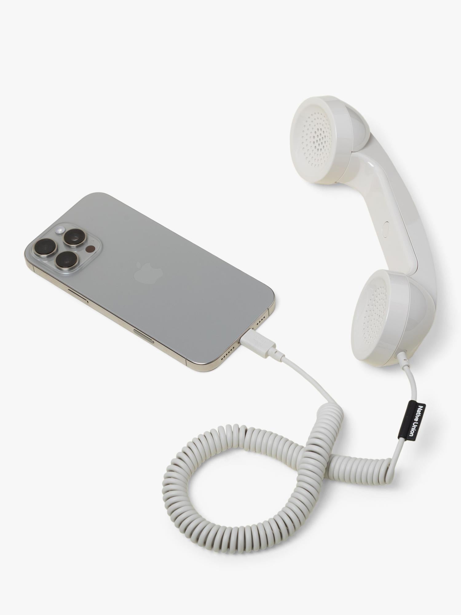 Native Union POP phone handset Sand, UK version