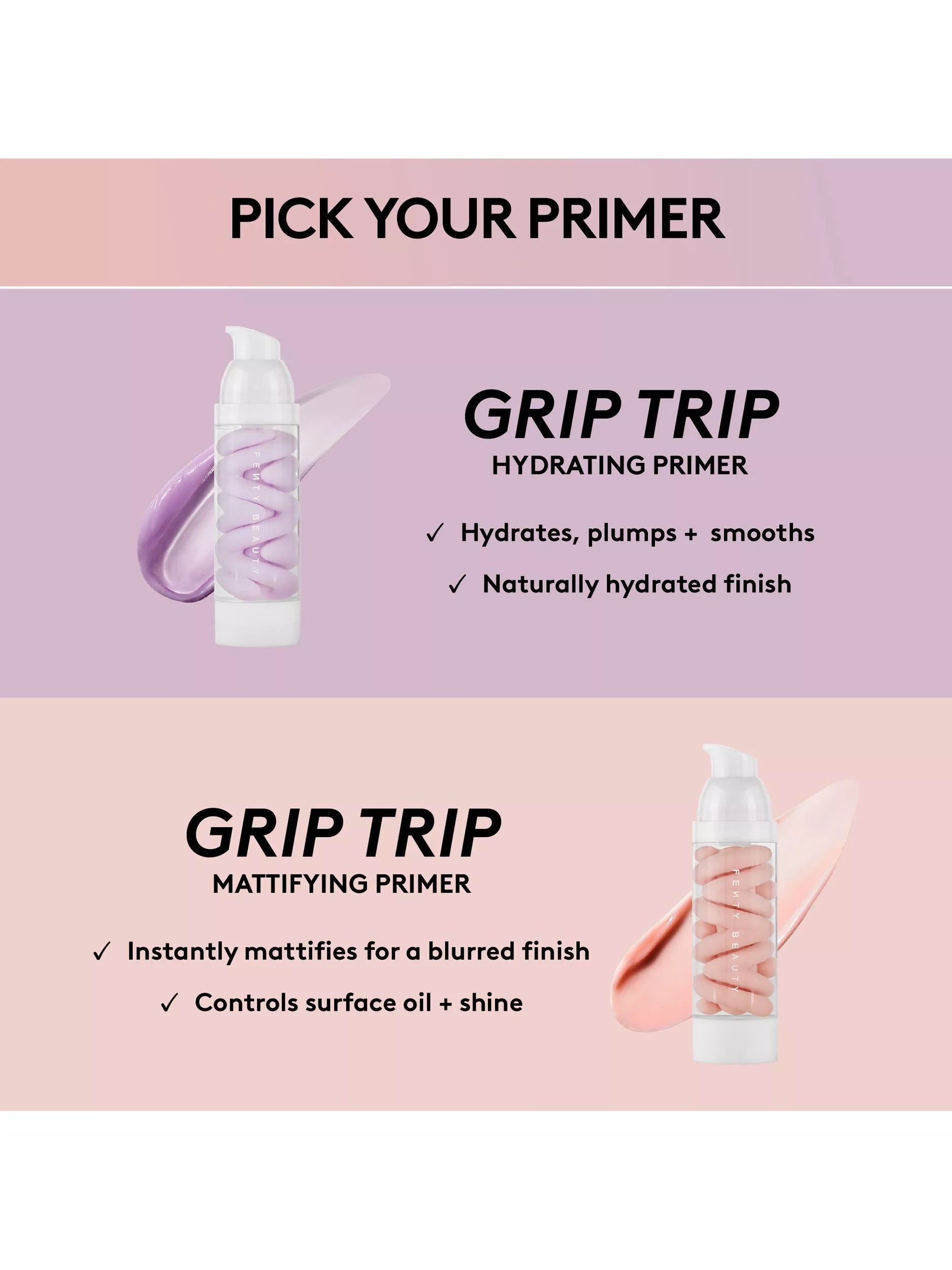 Fenty Beauty Grip Trip mini primer 15ml, imported from the UK