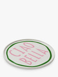 In The Roundhouse fine china 25cm plate multicolour, imported from the UK