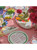 In The Roundhouse fine china 25cm plate multicolour, imported from the UK