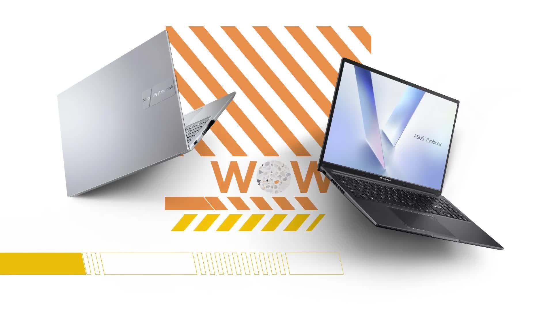 ASUS Vivobook 16 laptop 16-inch silver, UK version