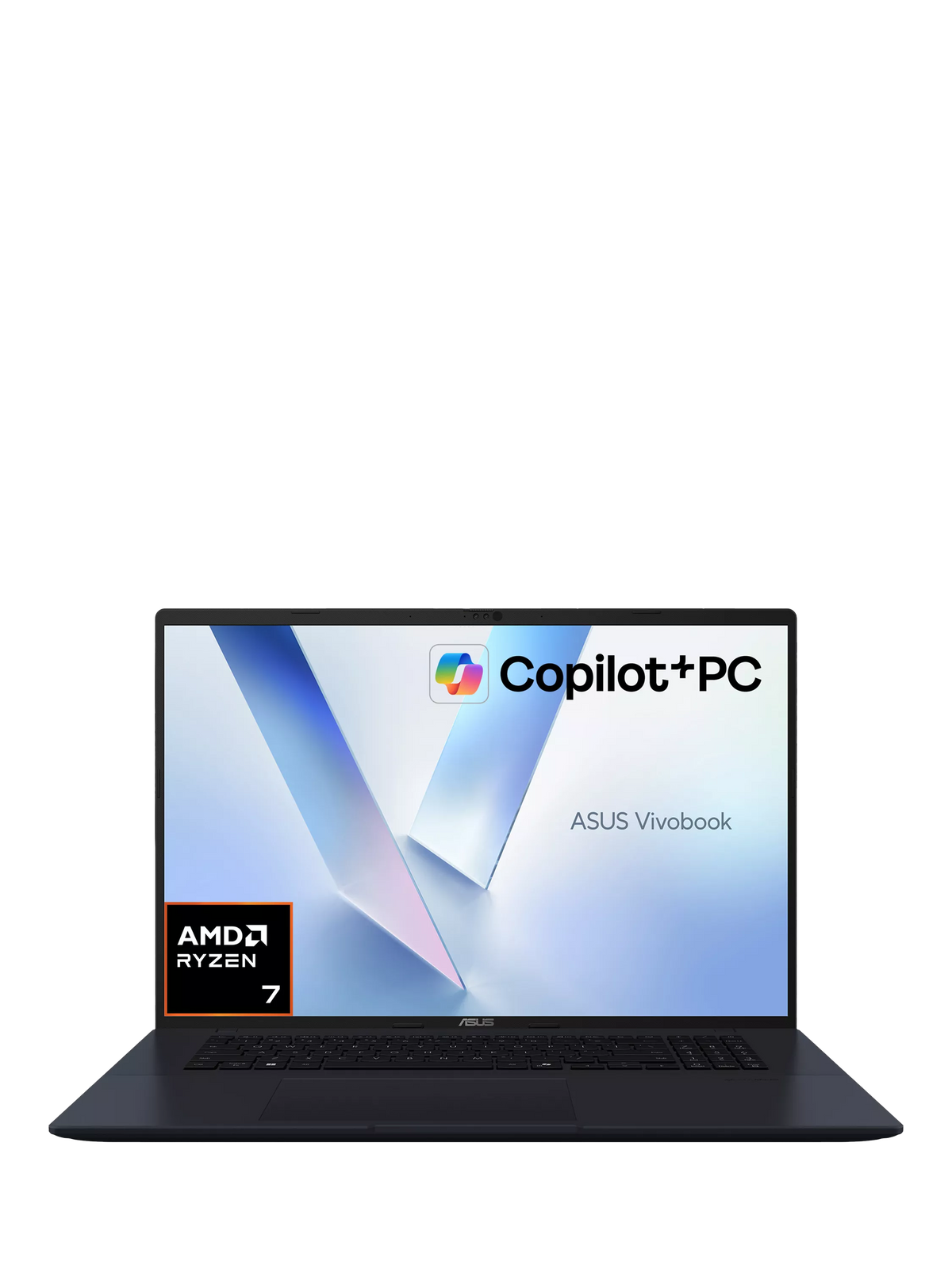 ASUS Vivobook 18 laptop AMD Ryzen AI 7 32GB RAM 1TB SSD Blue (British brand)