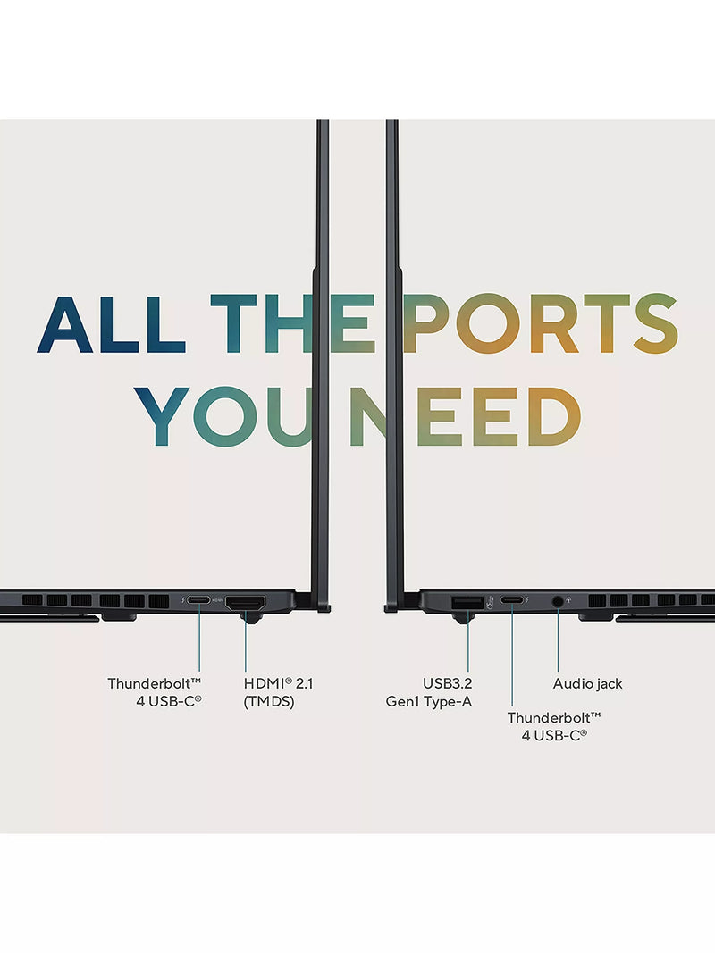 ASUS ZenBook Duo 14 inch dual screen laptop, imported from the UK