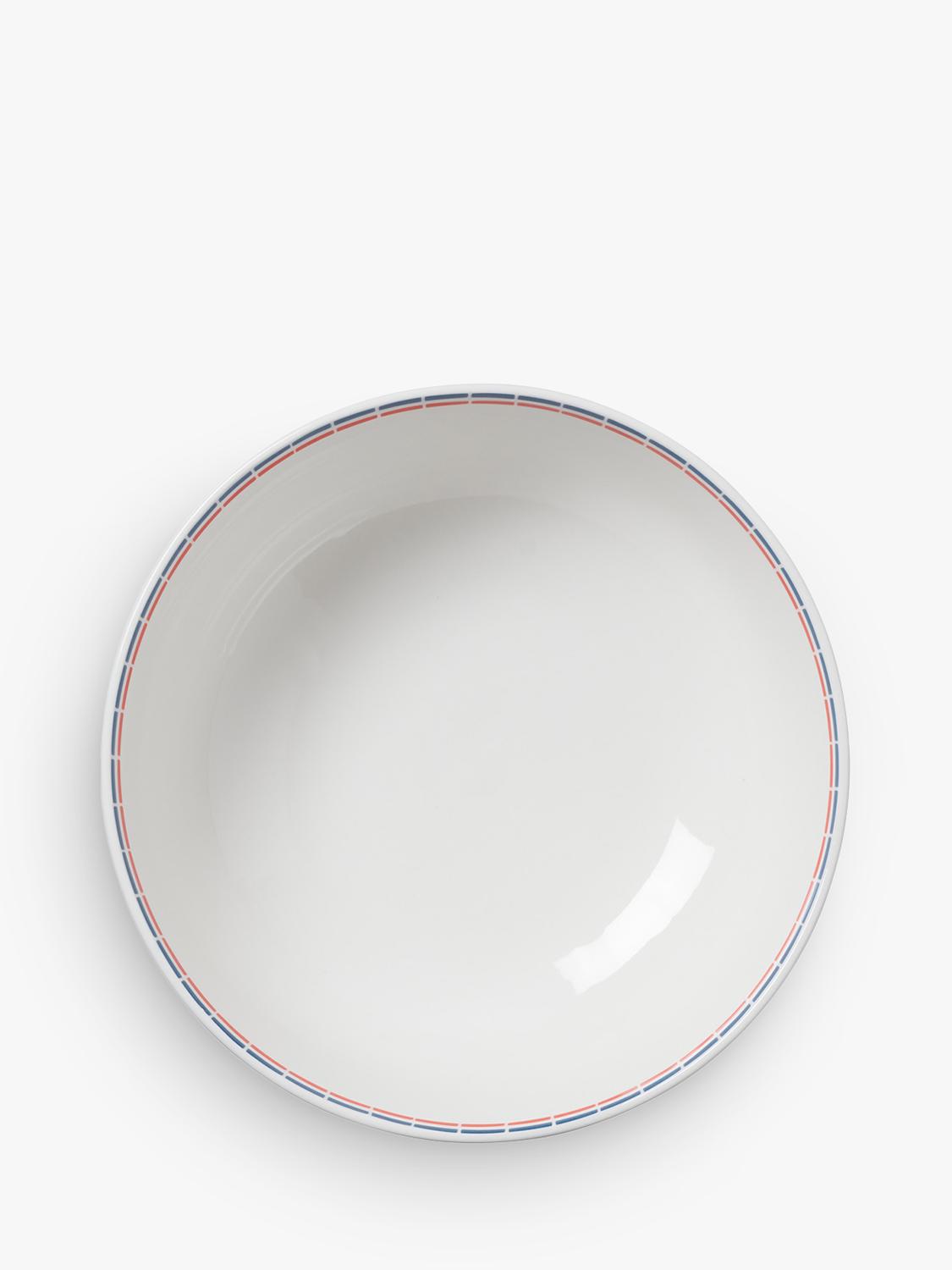 In The Roundhouse Italian Fine China pasta serving bowl 25cm White/Multi, imported from the UK