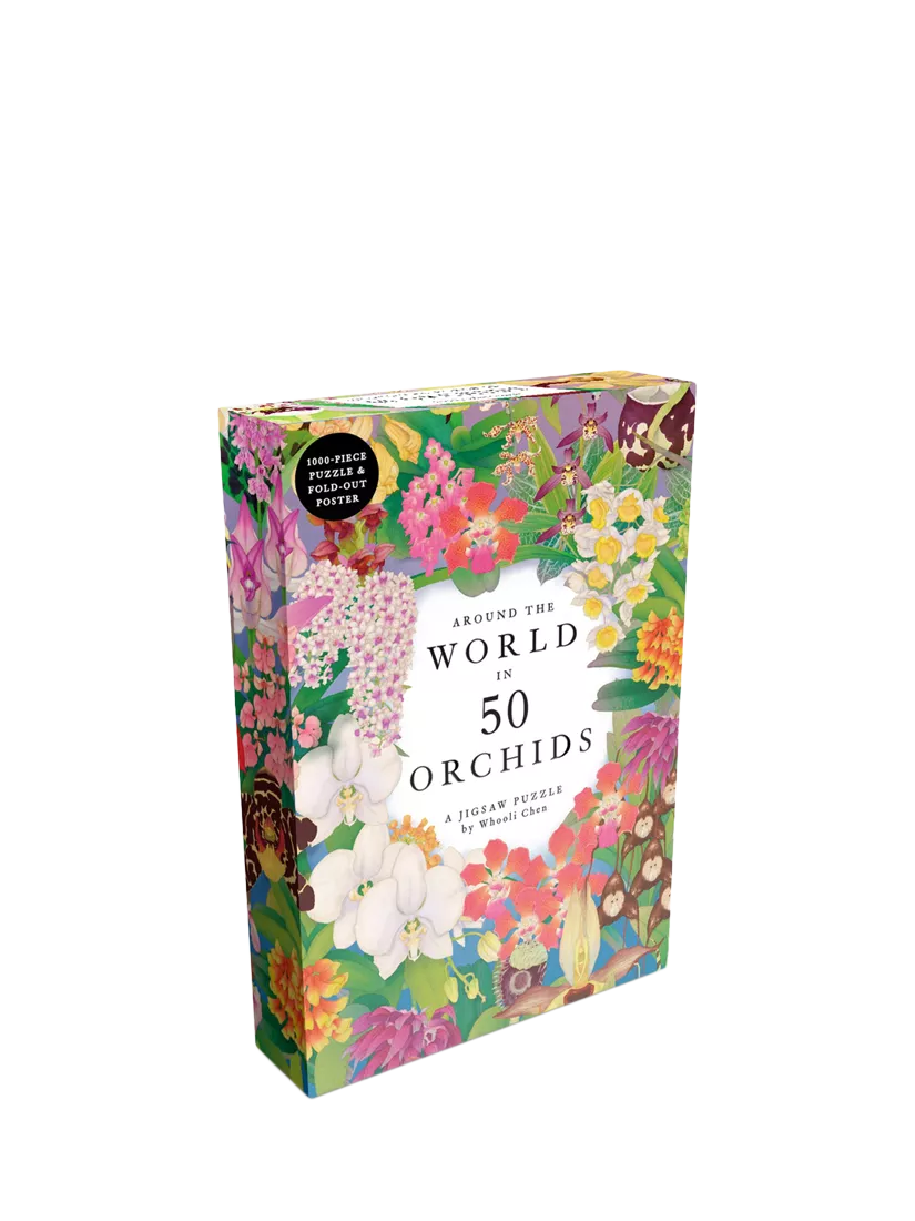 Laurence King orchids jigsaw puzzle 1000 pieces, UK version