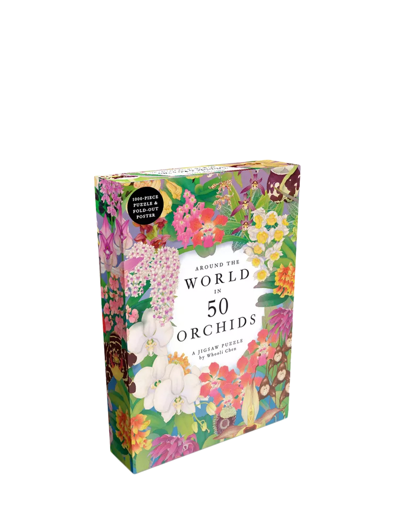 Laurence King orchids jigsaw puzzle 1000 pieces, UK version