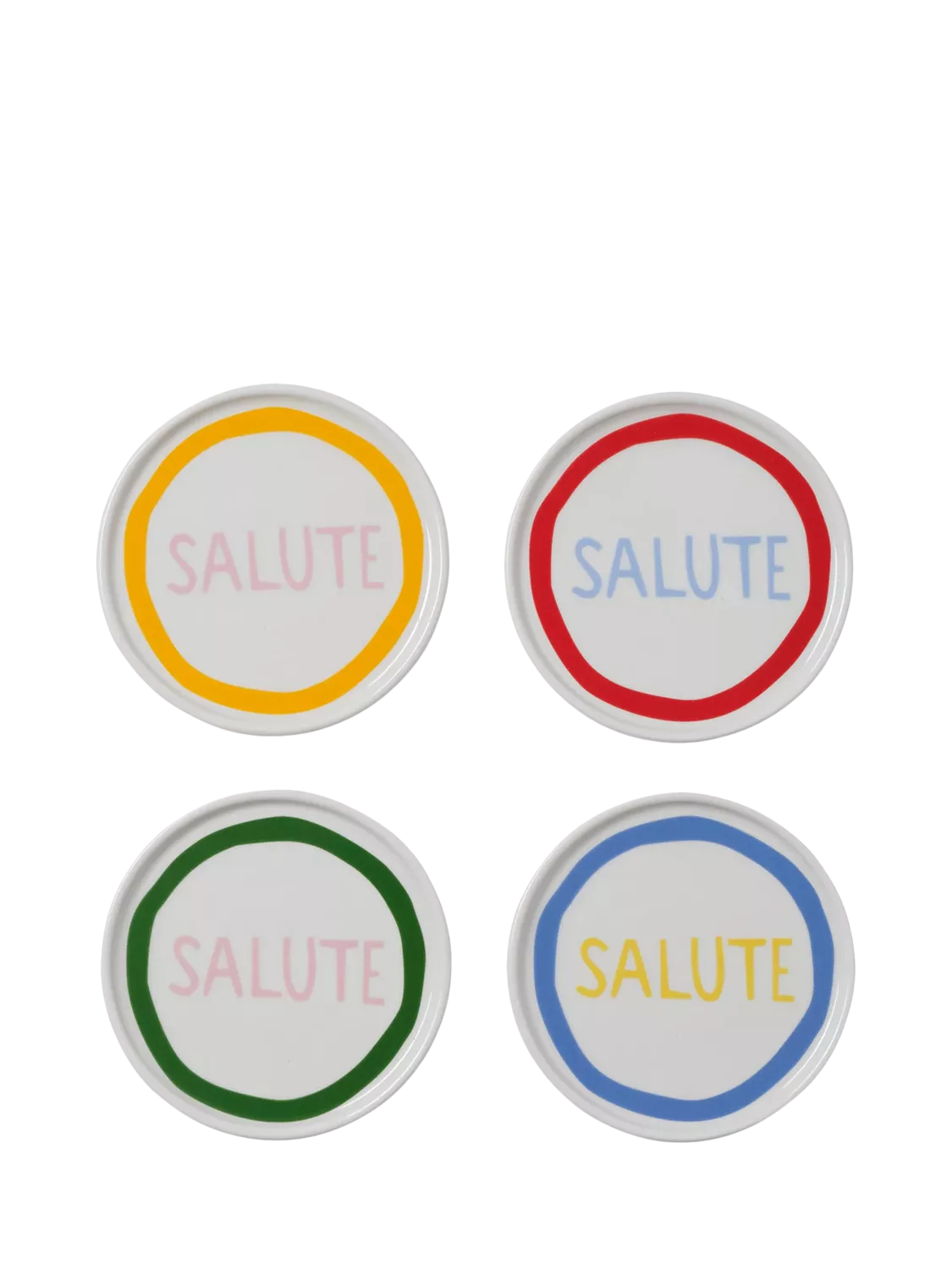 In The Roundhouse Salute fine china coasters set of 4 (British brand)