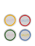 In The Roundhouse Salute fine china coasters set of 4 (British brand)