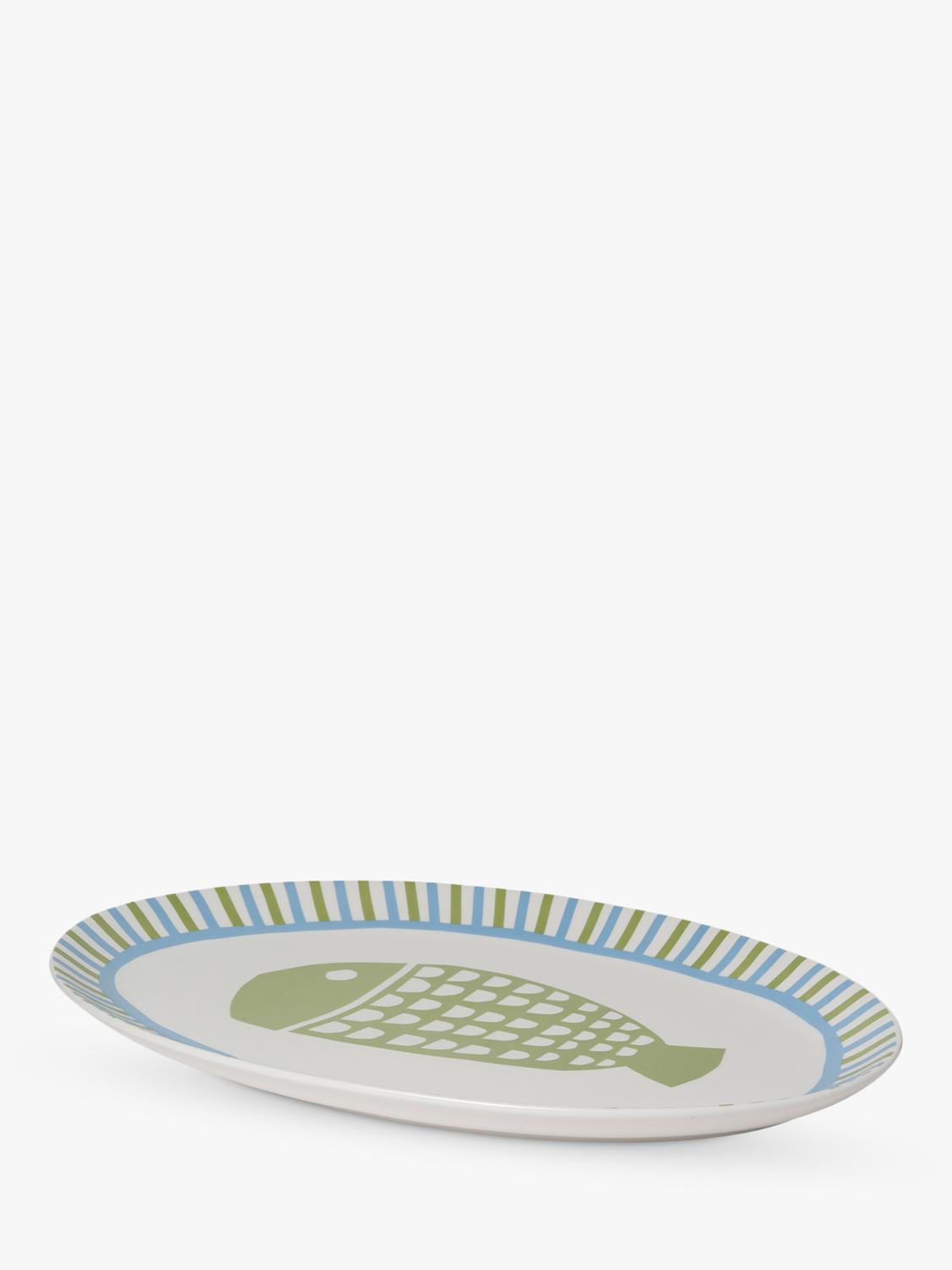 In The Roundhouse fine china oval platter 45cm, imported from the UK