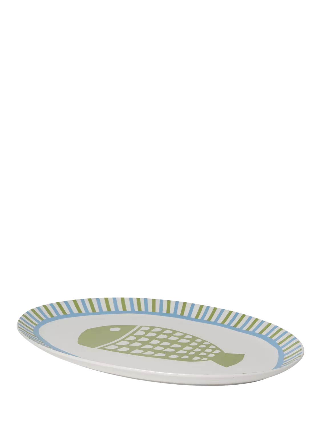 In The Roundhouse fine china oval platter 45cm, imported from the UK