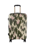 Radley Abstract Animal hard-shell medium suitcase in Hunter Green, UK version