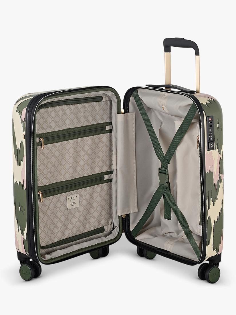 Radley Abstract Animal cabin suitcase hunter green, imported from the UK