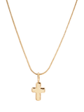 Recognised cross pendant necklace snake chain 45cm, UK version