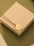 Recognised You Are Enough pendant necklace gold vermeil - British product