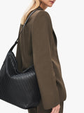 Radley Luxborough leather striped bucket bag (British brand)