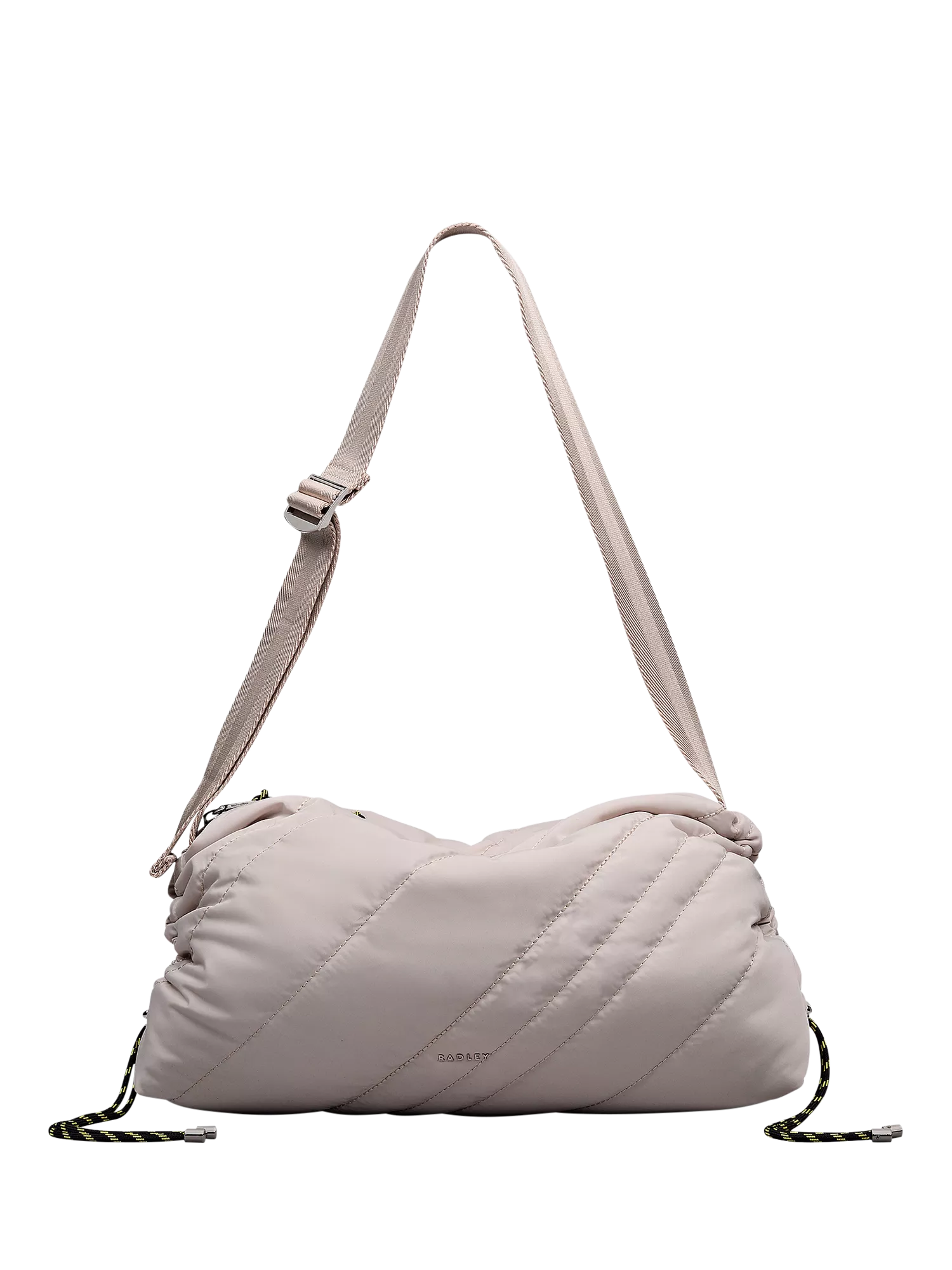 Radley Eden Row crossbody bag feather grey quilted nylon (British brand)