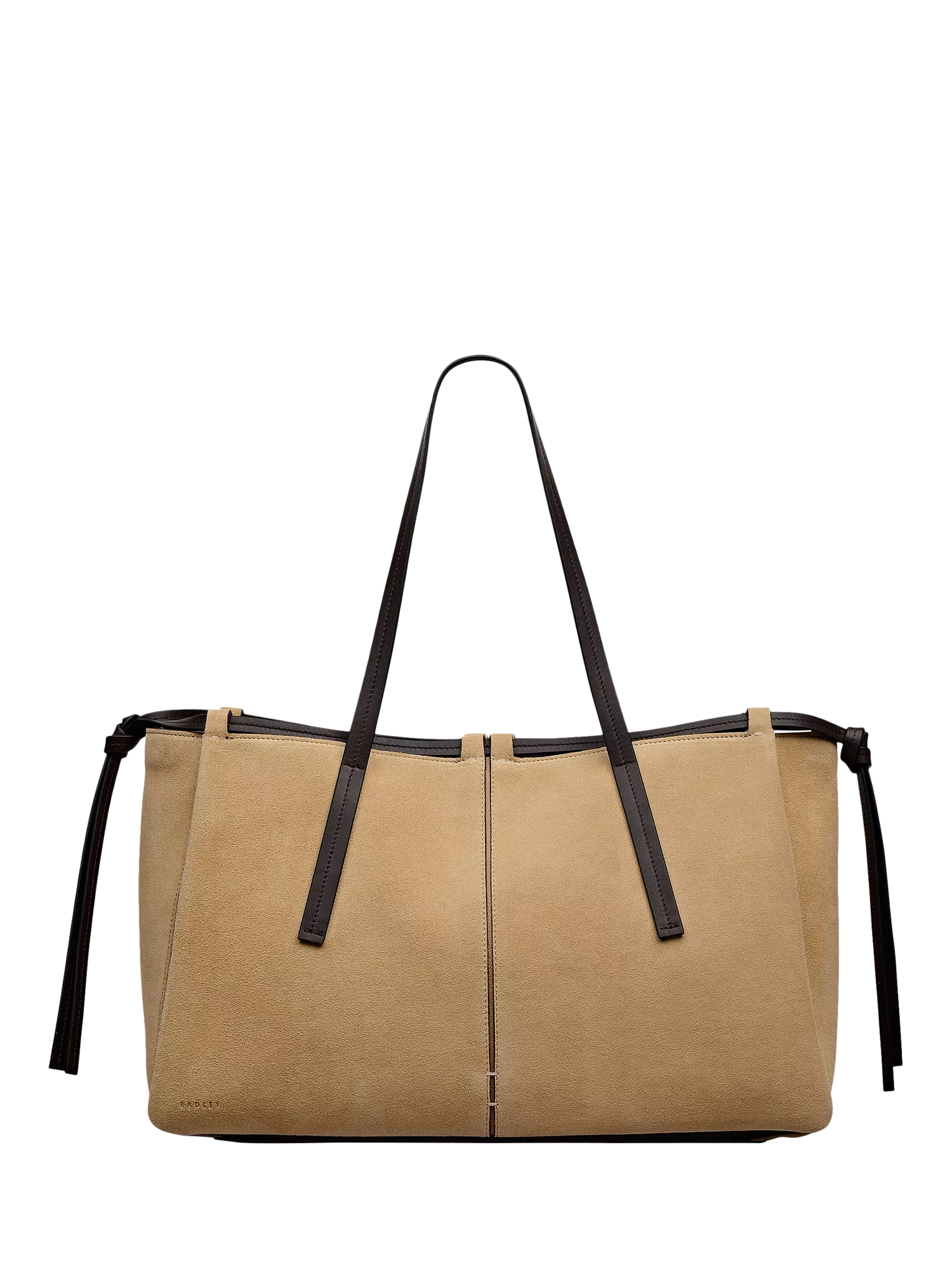 Radley Connaught suede large shoulder bag Sahara, UK version