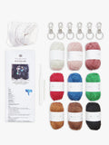 Rico Design Ricorumi animal keyring crochet kit, imported from the UK