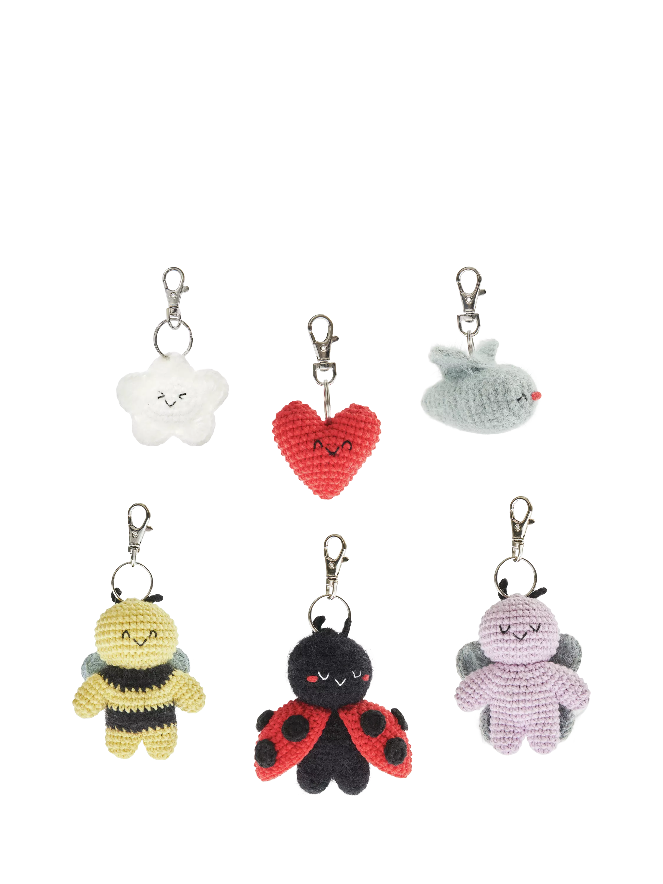 Rico Design Ricorumi Chingu Sky key rings crochet kit, imported from the UK