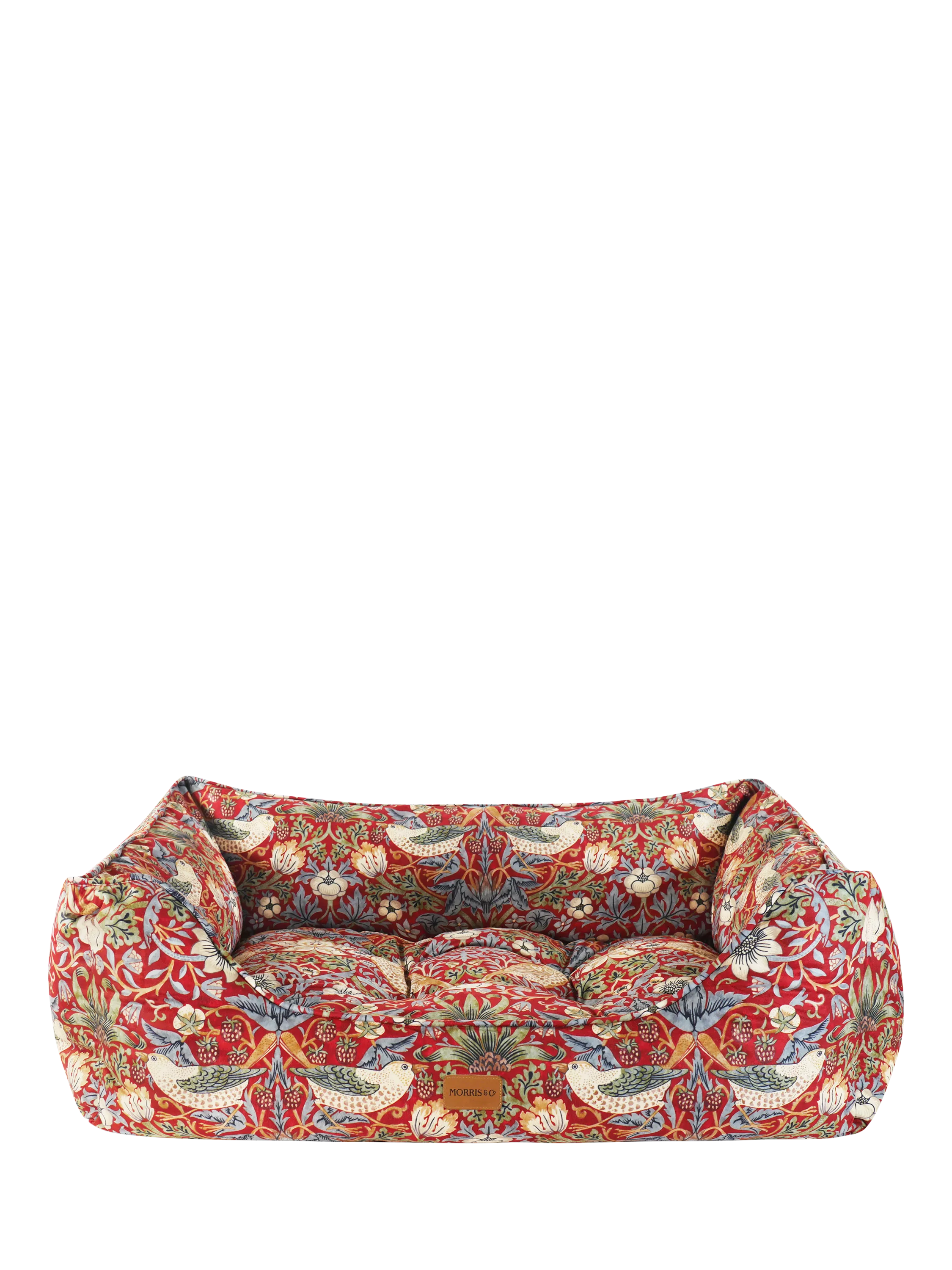 Morris & Co. Strawberry Thief dog bed 80x62cm - British product