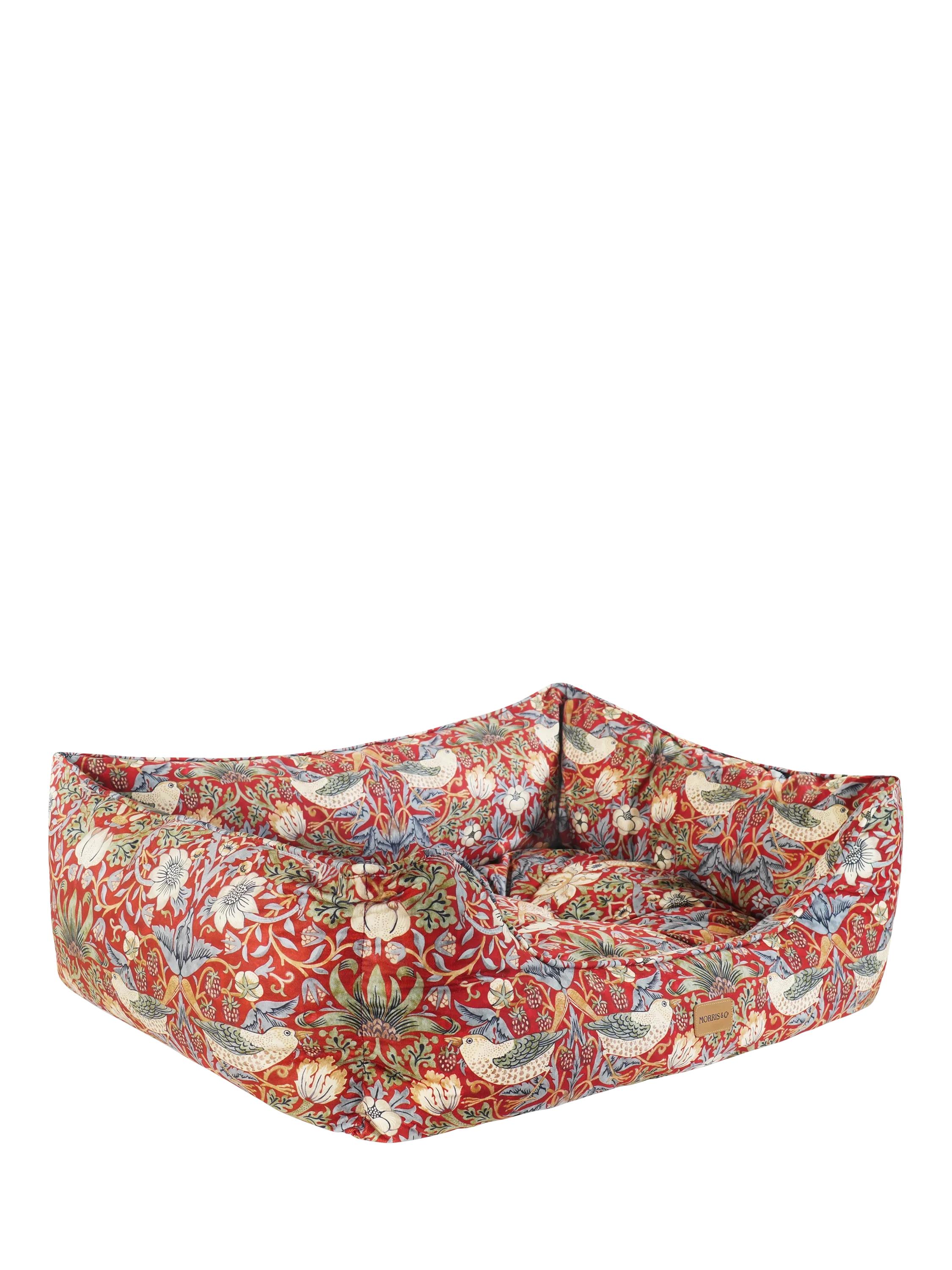 Morris & Co. Strawberry Thief dog bed 80x62cm - British product