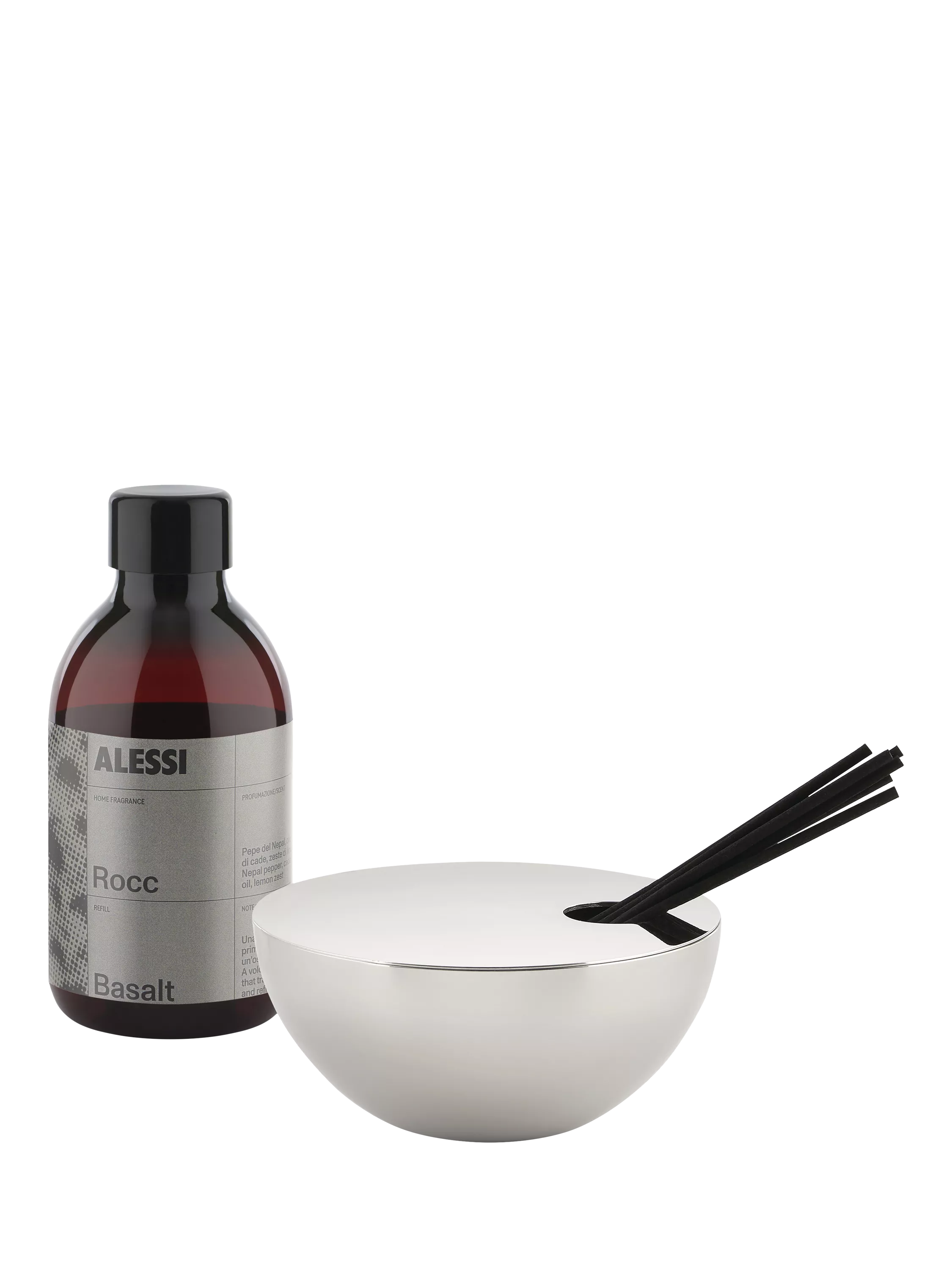 Alessi reed diffuser Basalt 200ml, imported from the UK