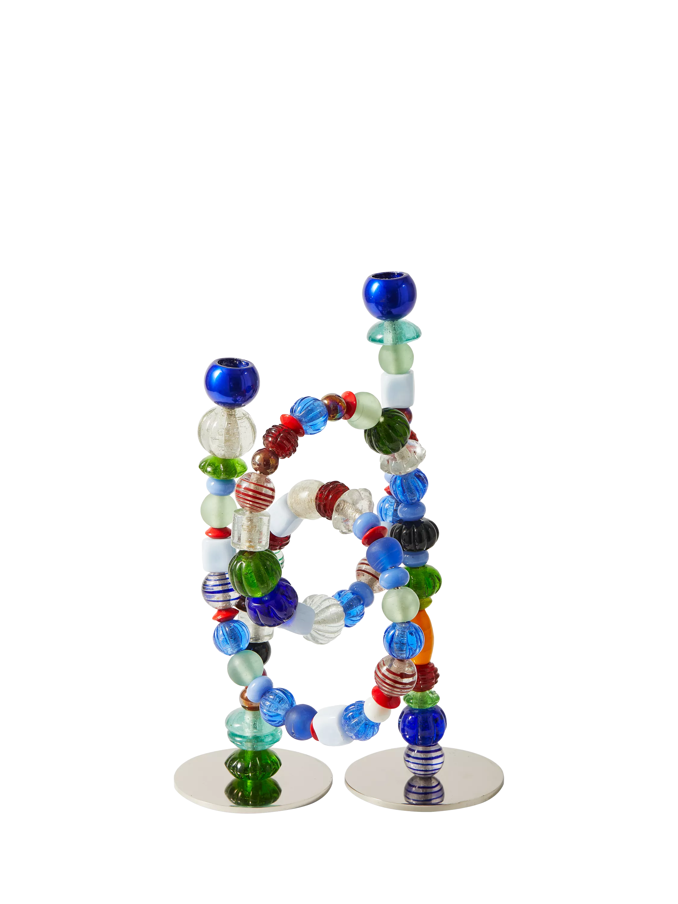 pols potten Beads candle holder handcrafted glass (British brand)