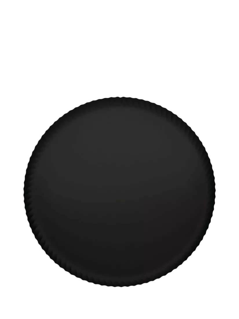 Alessi Pleats tray black 31cm, imported from the UK