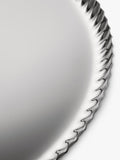 Alessi Pleats large round stainless steel tray 31cm, UK version