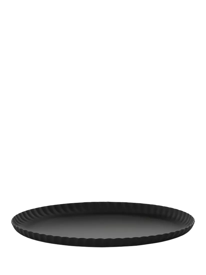 Alessi steel tray black 23cm (British brand)