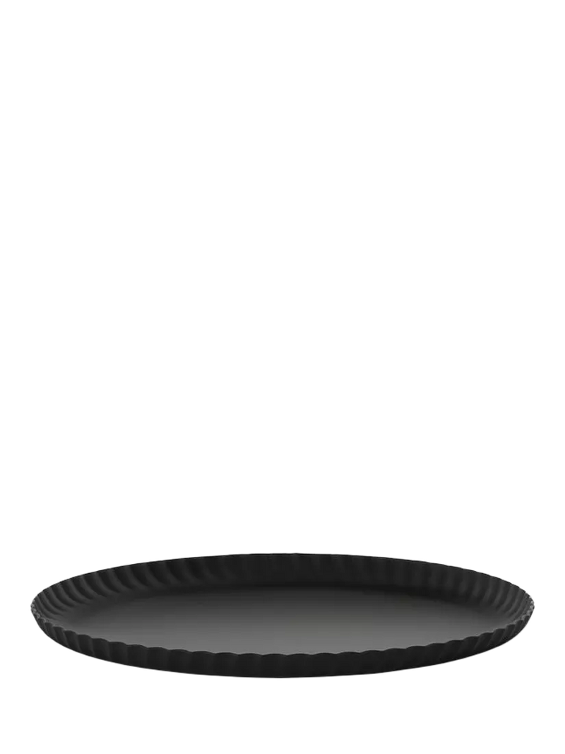 Alessi steel tray black 23cm (British brand)