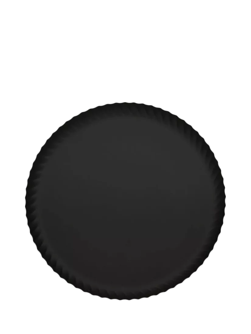 Alessi steel tray black 23cm (British brand)