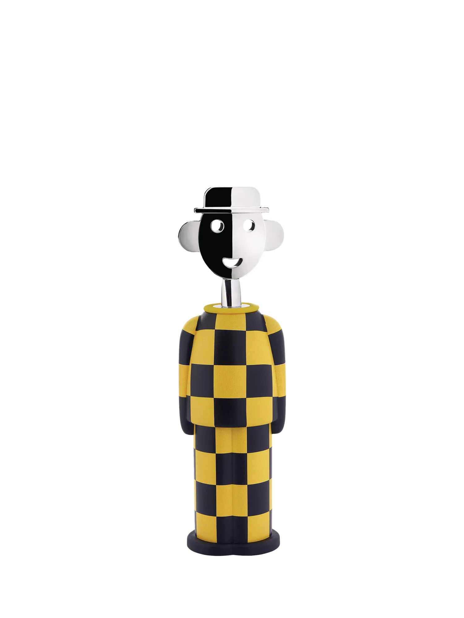 Alessi chequered corkscrew yellow black (British brand)