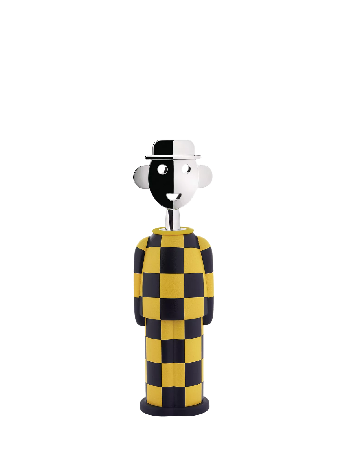 Alessi chequered corkscrew yellow black (British brand)