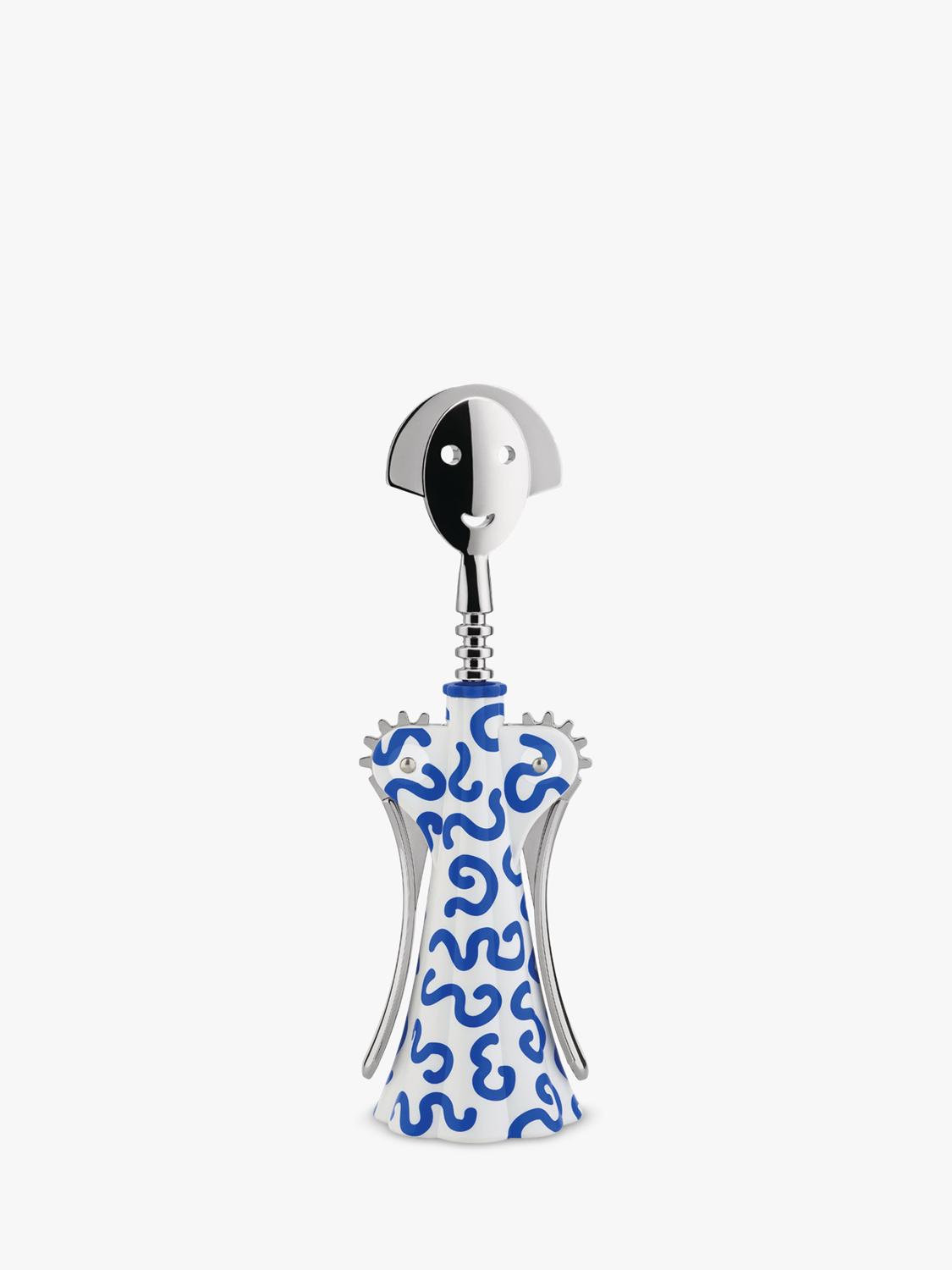 Alessi Anna G Delft corkscrew blue white, UK version
