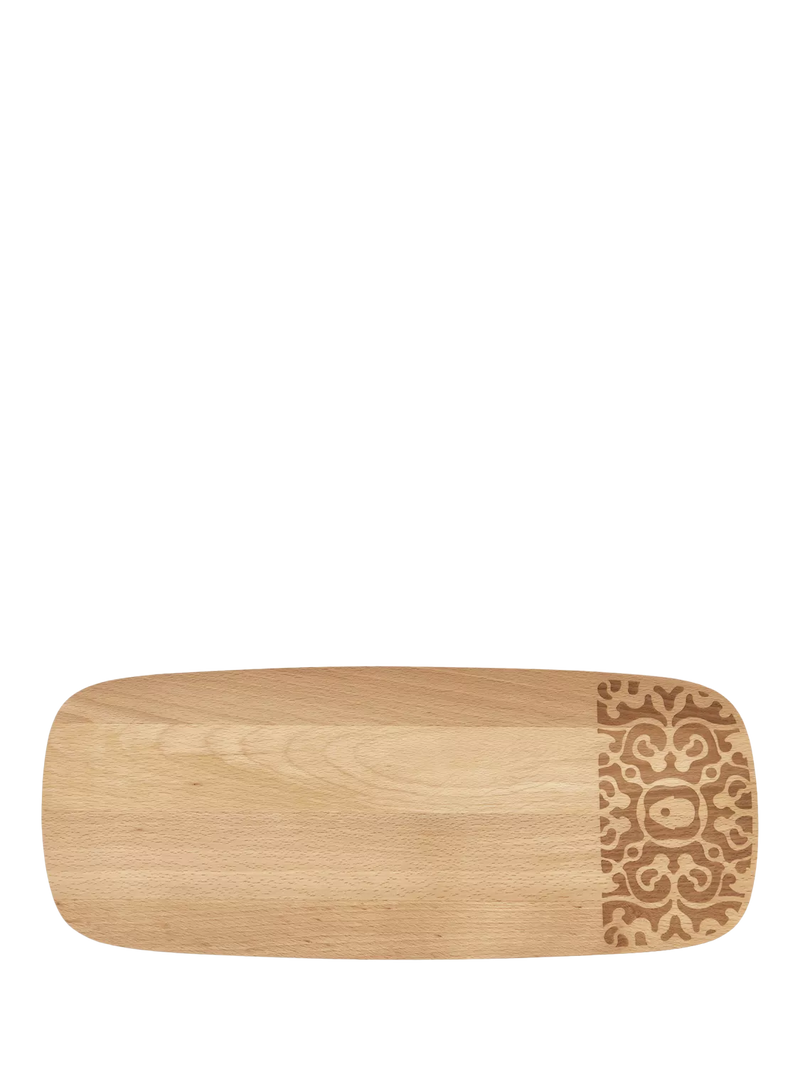 Alessi cheese board set beech wood, UK version