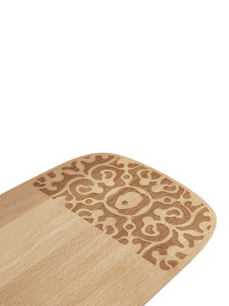 Alessi cheese board set beech wood, UK version